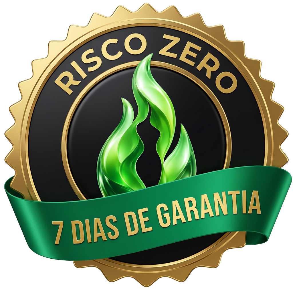 Risco zero: logo Fim da Gordura, 7 dias de garantia